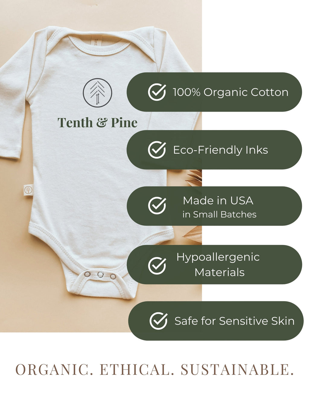 Love Bug Organic Baby Bodysuit