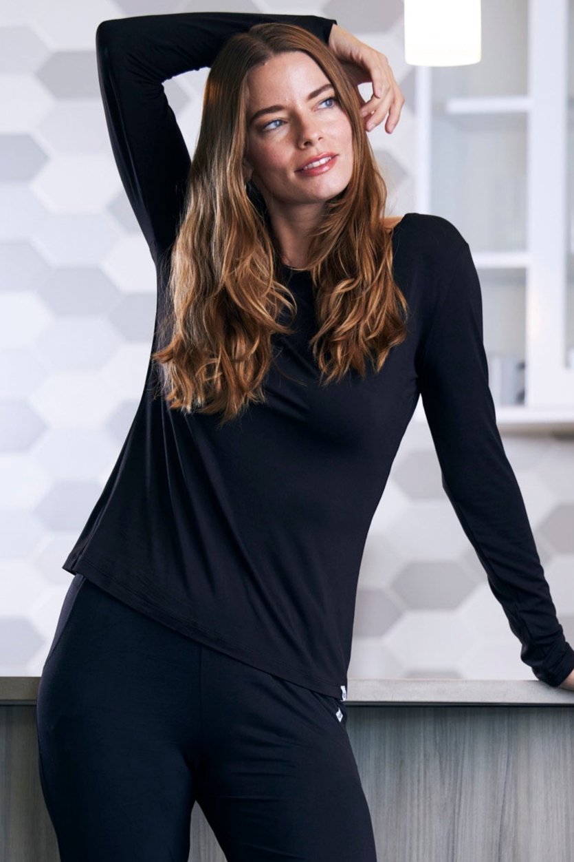 WoBoo—Women's Bamboo Lounge Set - Long Sleeve T-Shirt and Jogger Pants