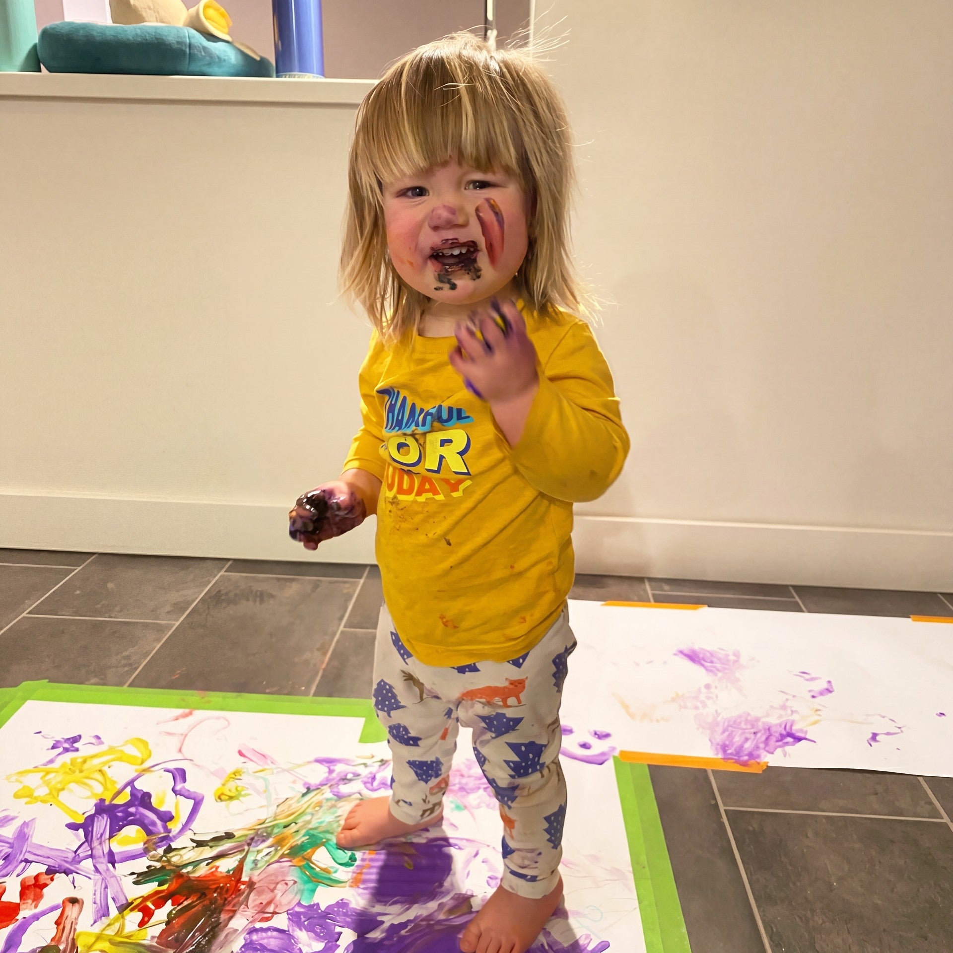 Finger Paint - Long Lasting, Shelf Stable Non-Toxic