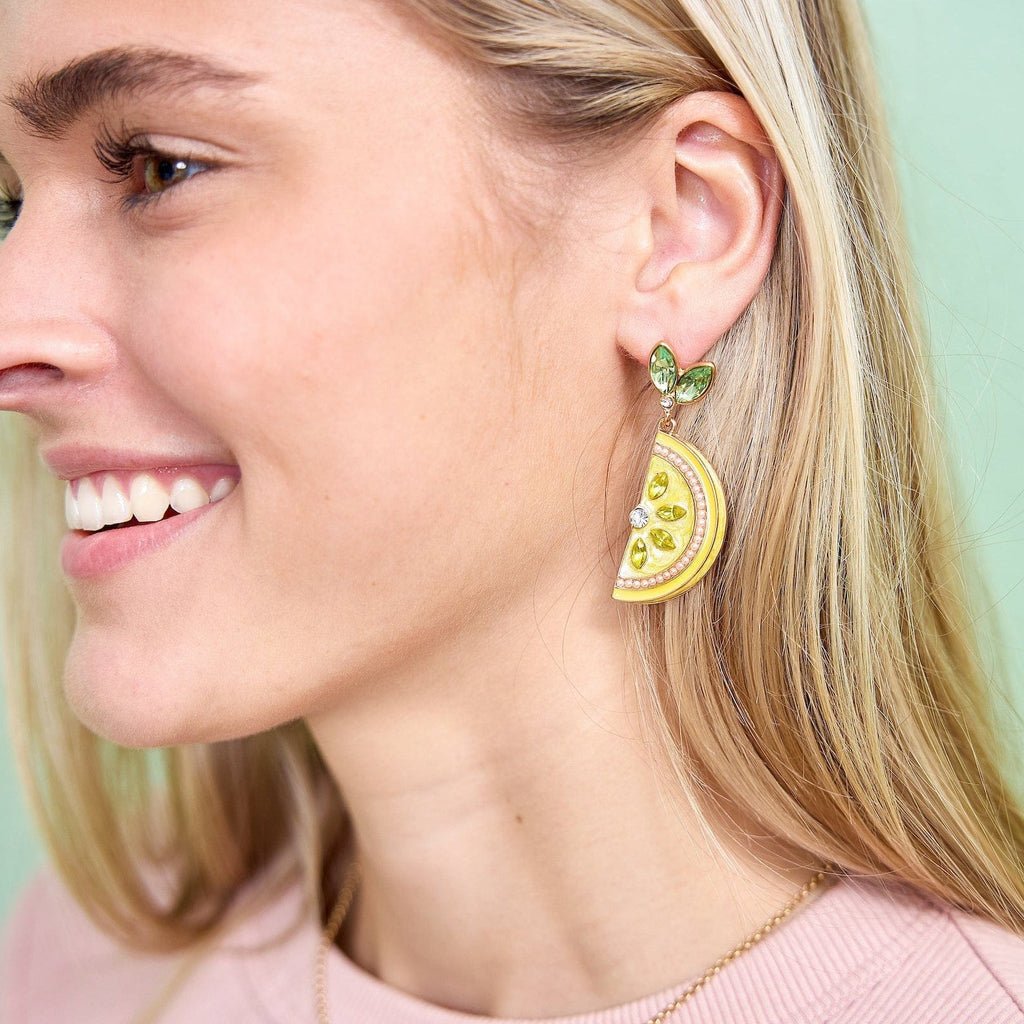Lemon Slice Earrings