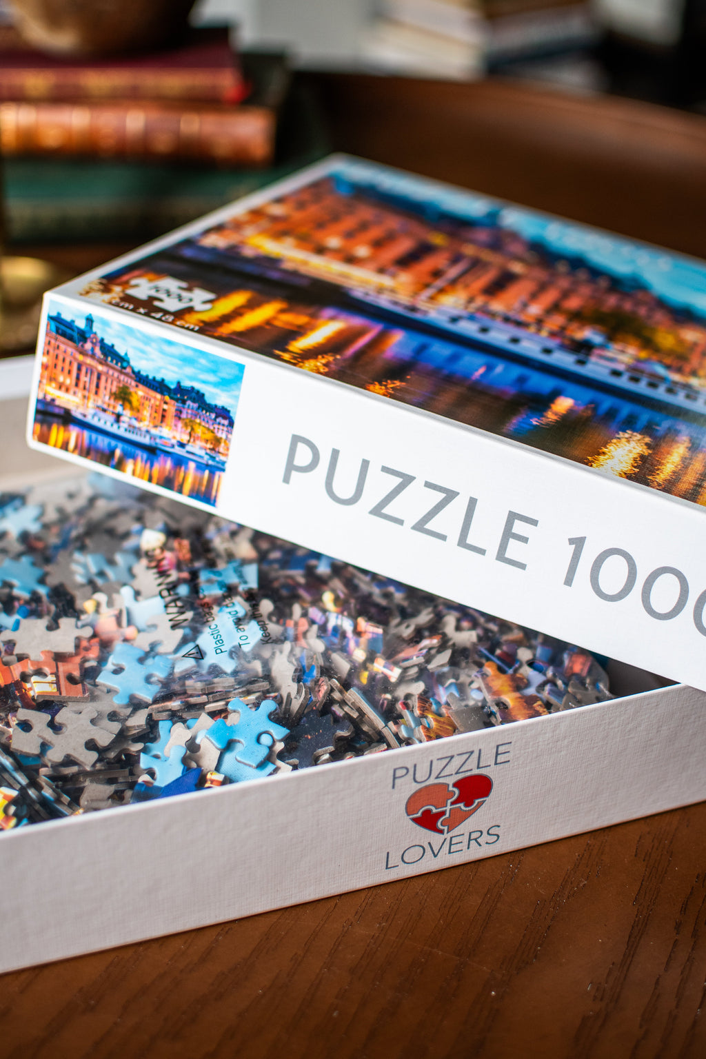 🌆🧩✨ Stockholm Harbor 1,000-Piece Jigsaw Puzzle