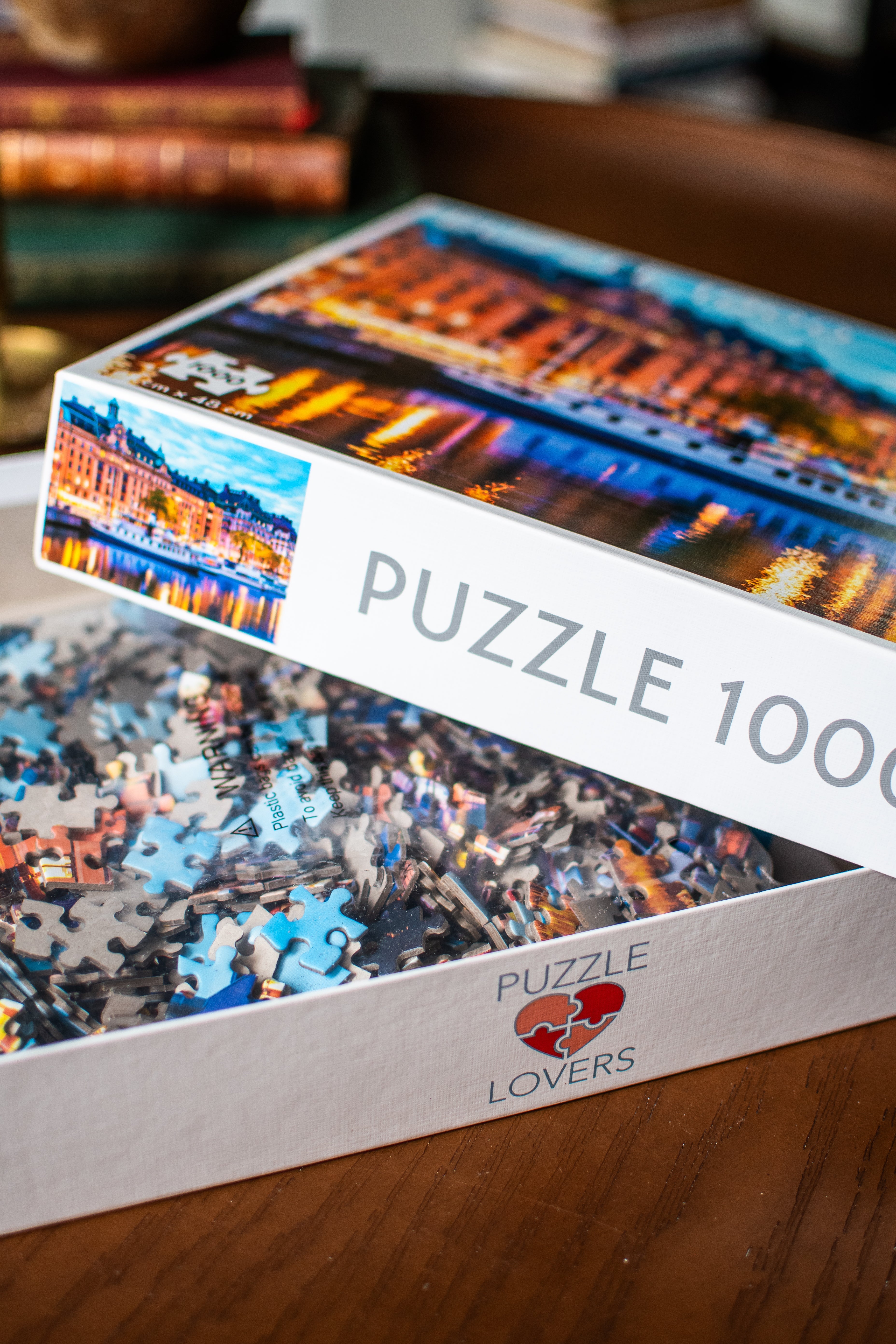 🌆🧩✨ Stockholm Harbor 1,000-Piece Jigsaw Puzzle