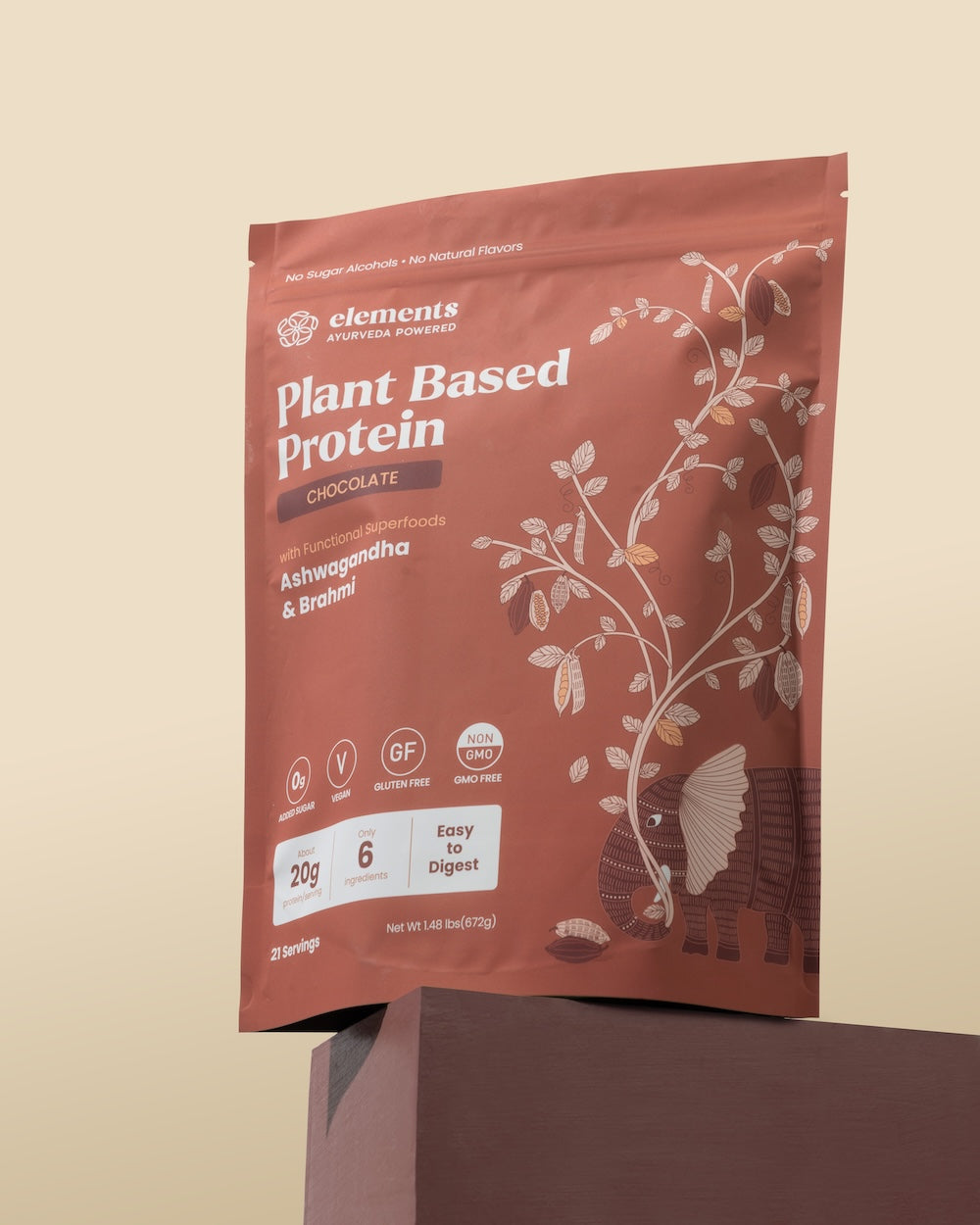 Plant Based Protein Powder: Chocolate (21 Servings)