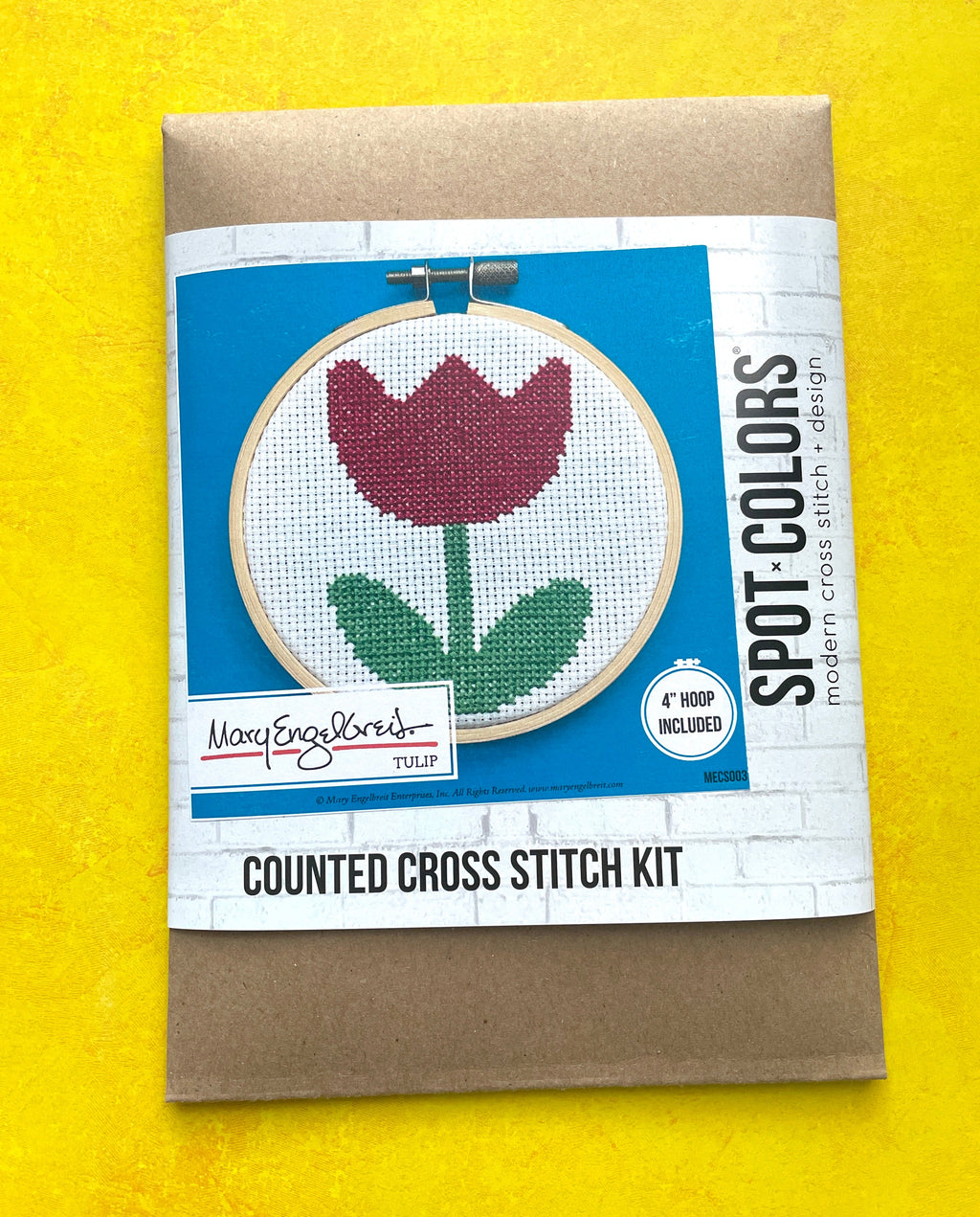 Tulip by Mary Engelbreit Counted Cross Stitch DIY KIT