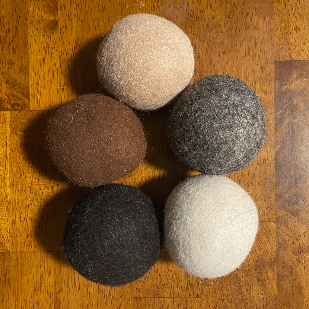 Alpaca Wool Dryer Balls – Set of 3, Hypoallergenic