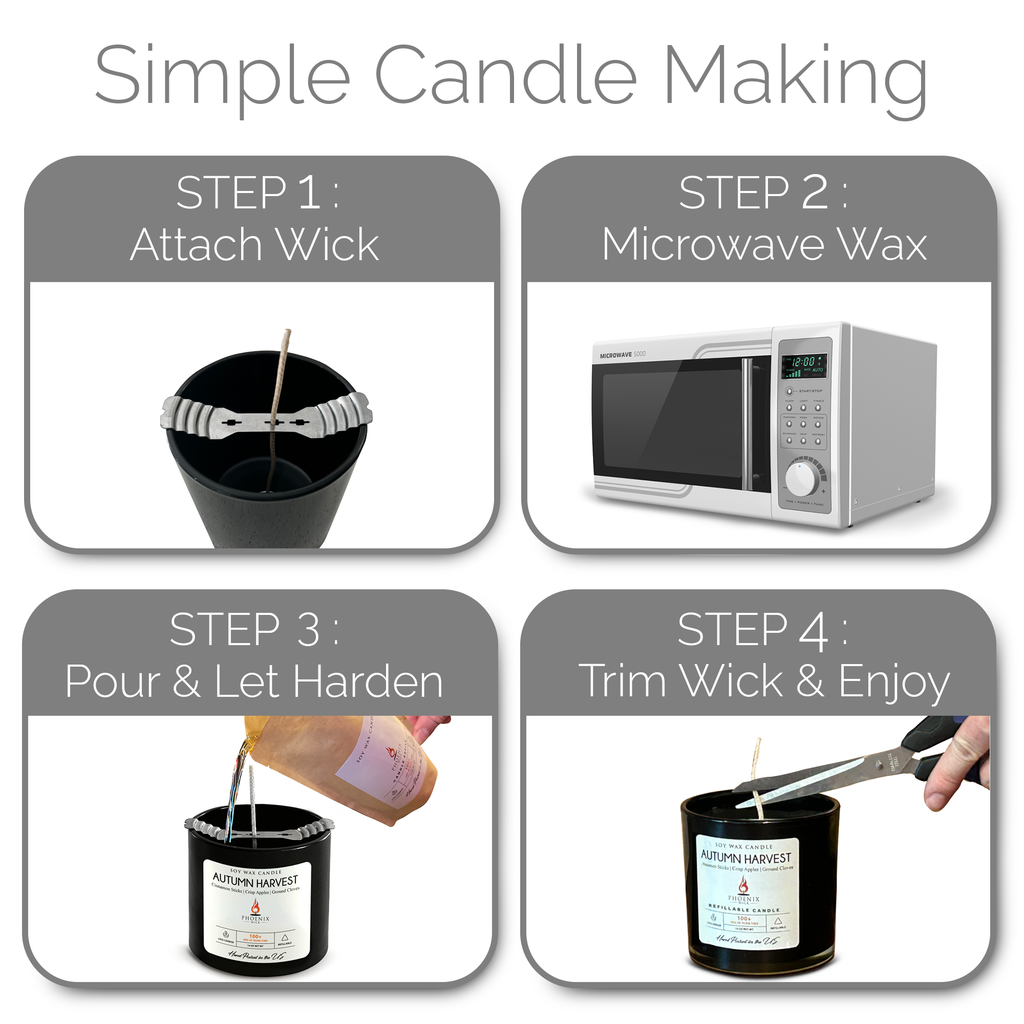 Teakwood - Candle-Making Kit + Jar