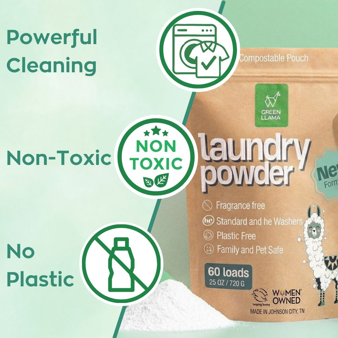 Max Strength Fragrance-Free Laundry Powder, EWG Verified, 60 Loads
