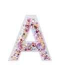 Confetti Letter Stickers - Adhesive Patches