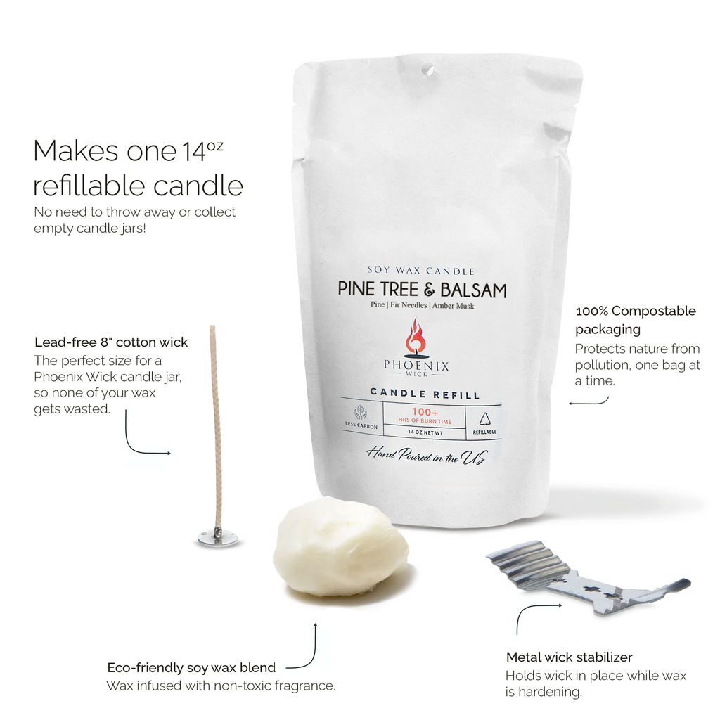 Pine Tree & Balsam - Candle Making Kit