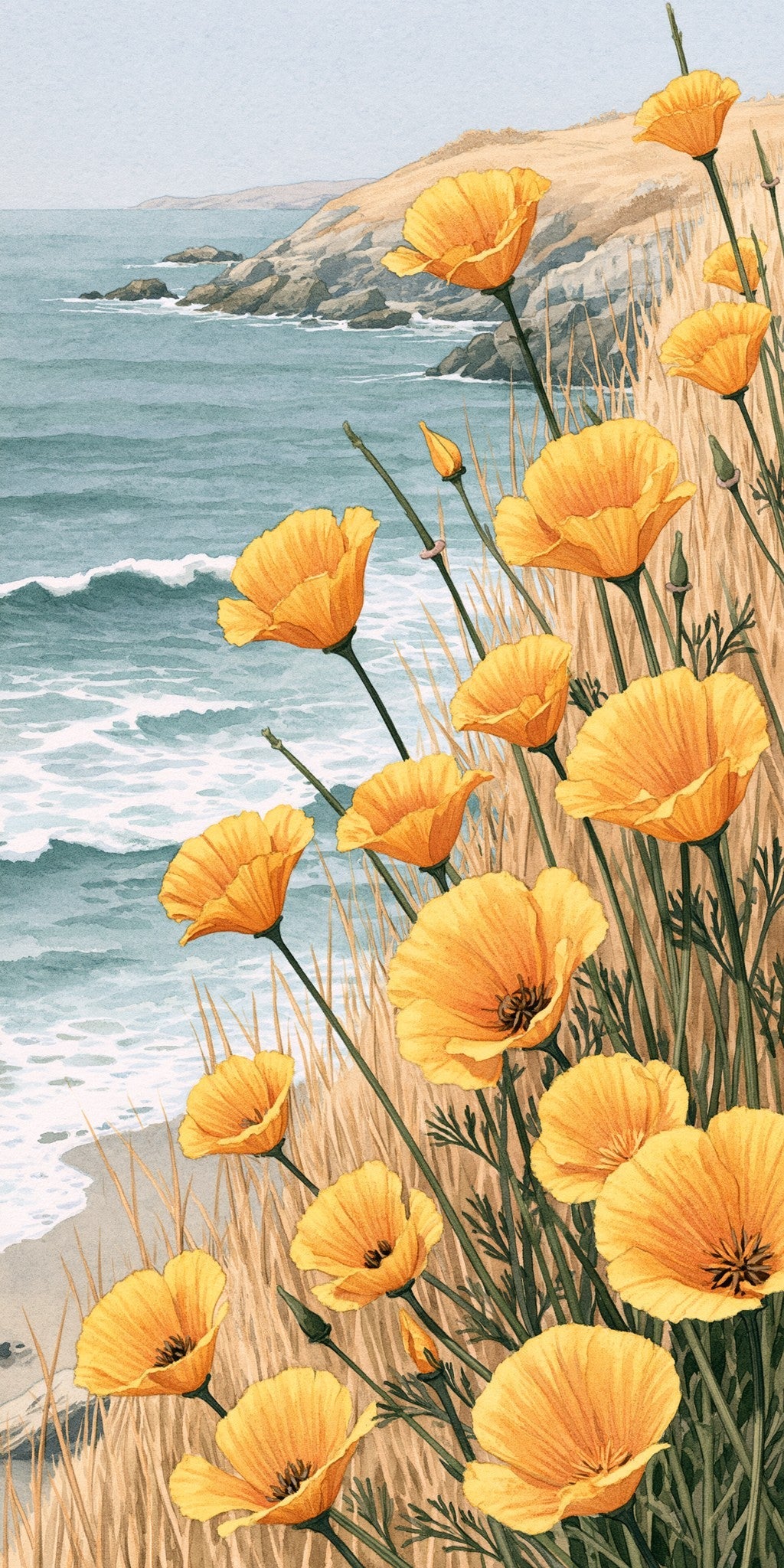 She's Choosing California Earrings | Coastal Poppies | SC5E