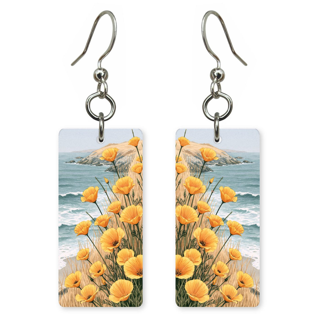 She's Choosing California Earrings | Coastal Poppies | SC5E