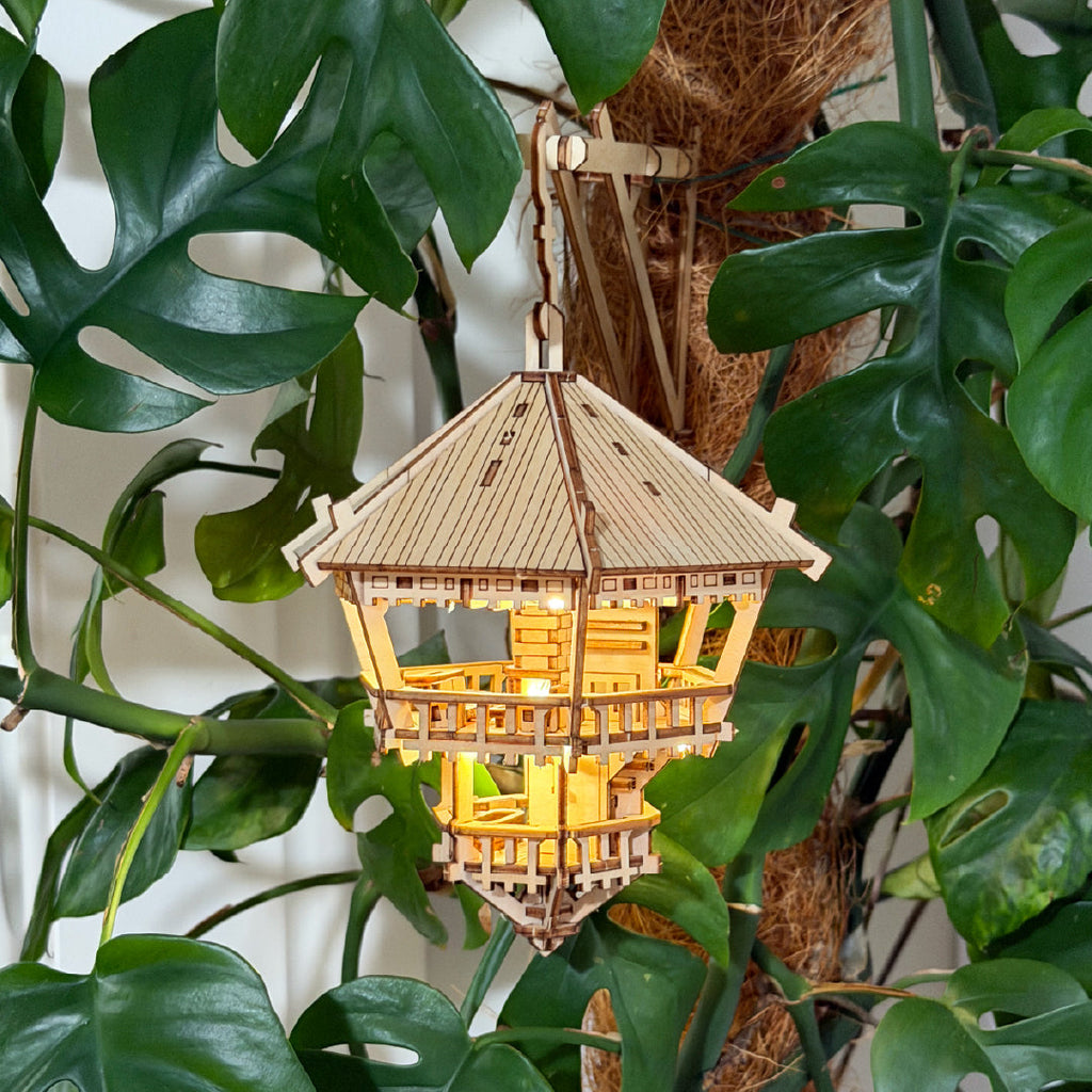 Treetop Hideaway Wooden Treehouse Puzzle Kit