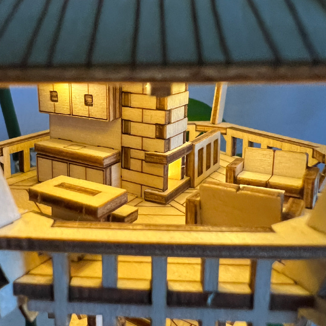Treetop Hideaway Wooden Treehouse Puzzle Kit