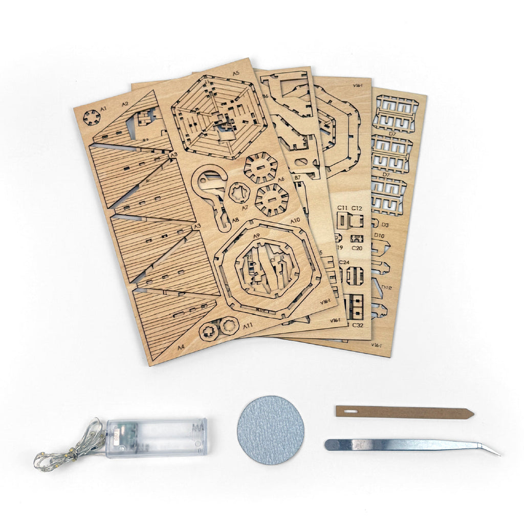 Treetop Hideaway Wooden Treehouse Puzzle Kit