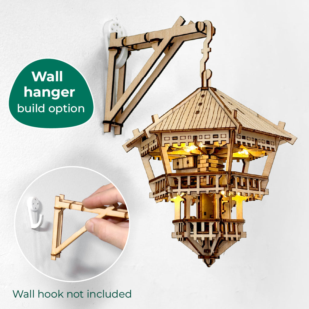 Treetop Hideaway Wooden Treehouse Puzzle Kit