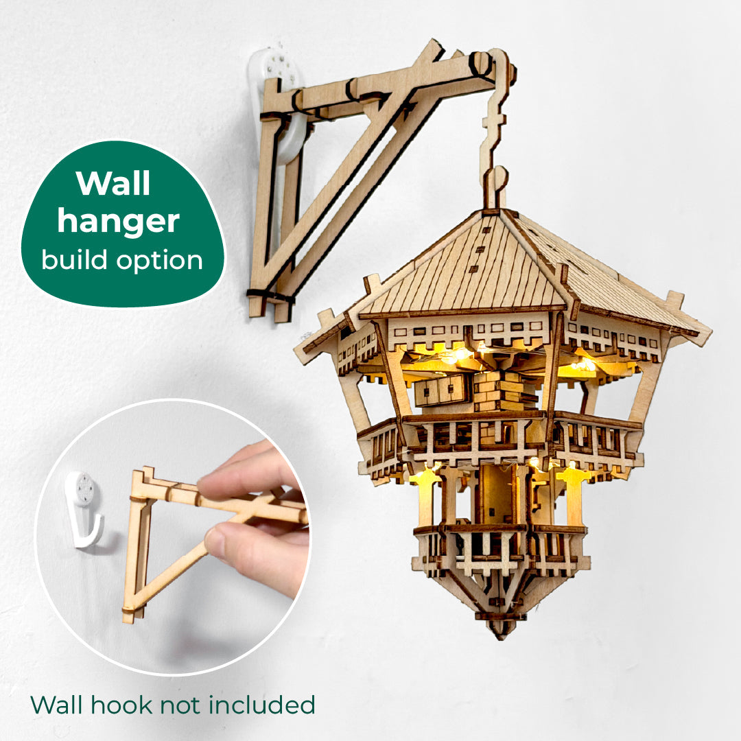 Treetop Hideaway Wooden Treehouse Puzzle Kit