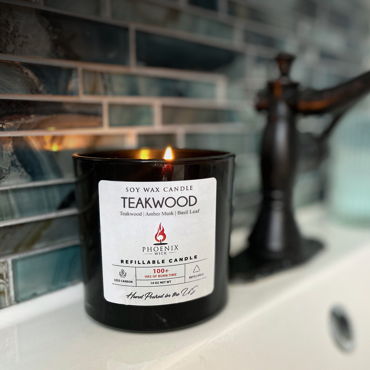 Teakwood - Candle-Making Kit + Jar