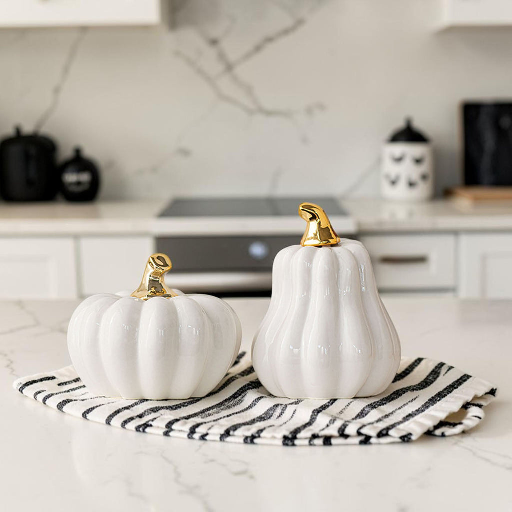 White Luxe Pumpkin