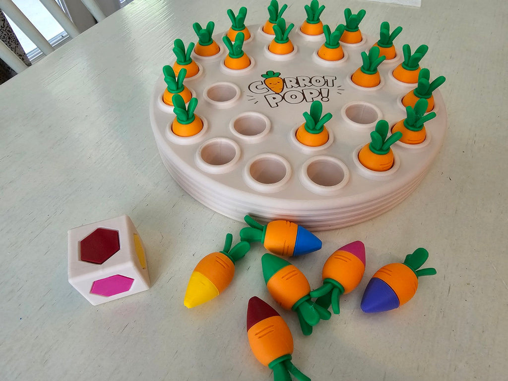 Carrot Pop Memory Game - Travel Puzzle Game for Kids