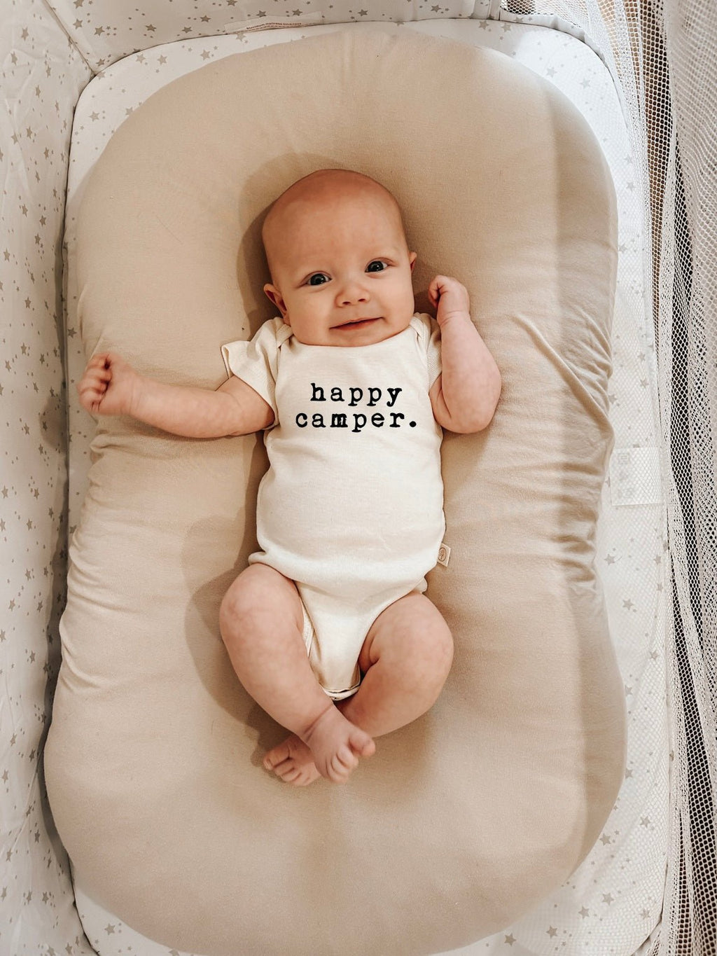 Happy Camper Organic Baby Bodysuit