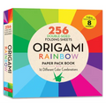 Origami Rainbow Paper Pack Book: 256 Double-Sided Folding Sheets (Includes Instructions for 8 Models) - Paperback