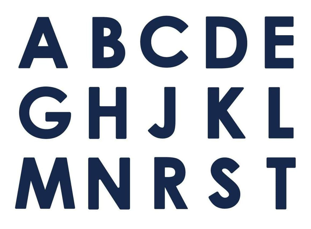 Confetti Letter Stickers - Adhesive Patches
