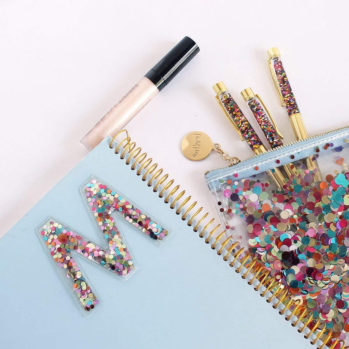 Confetti Letter Stickers - Adhesive Patches