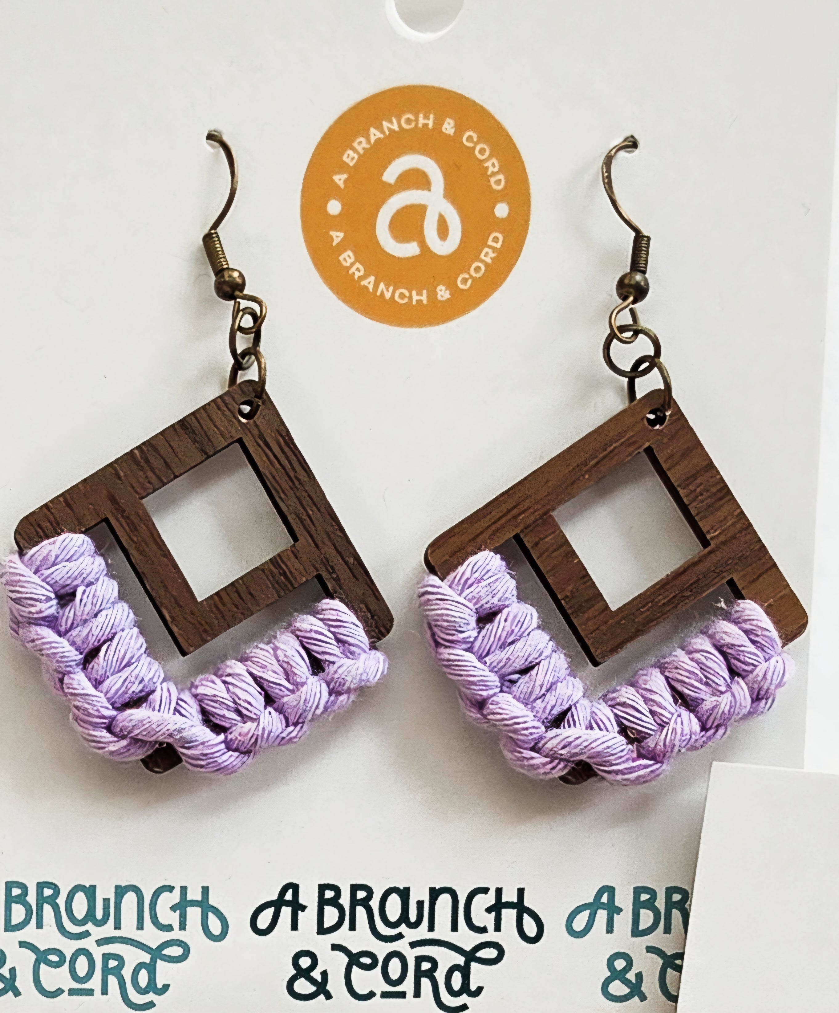Macrame Knotted Earrings