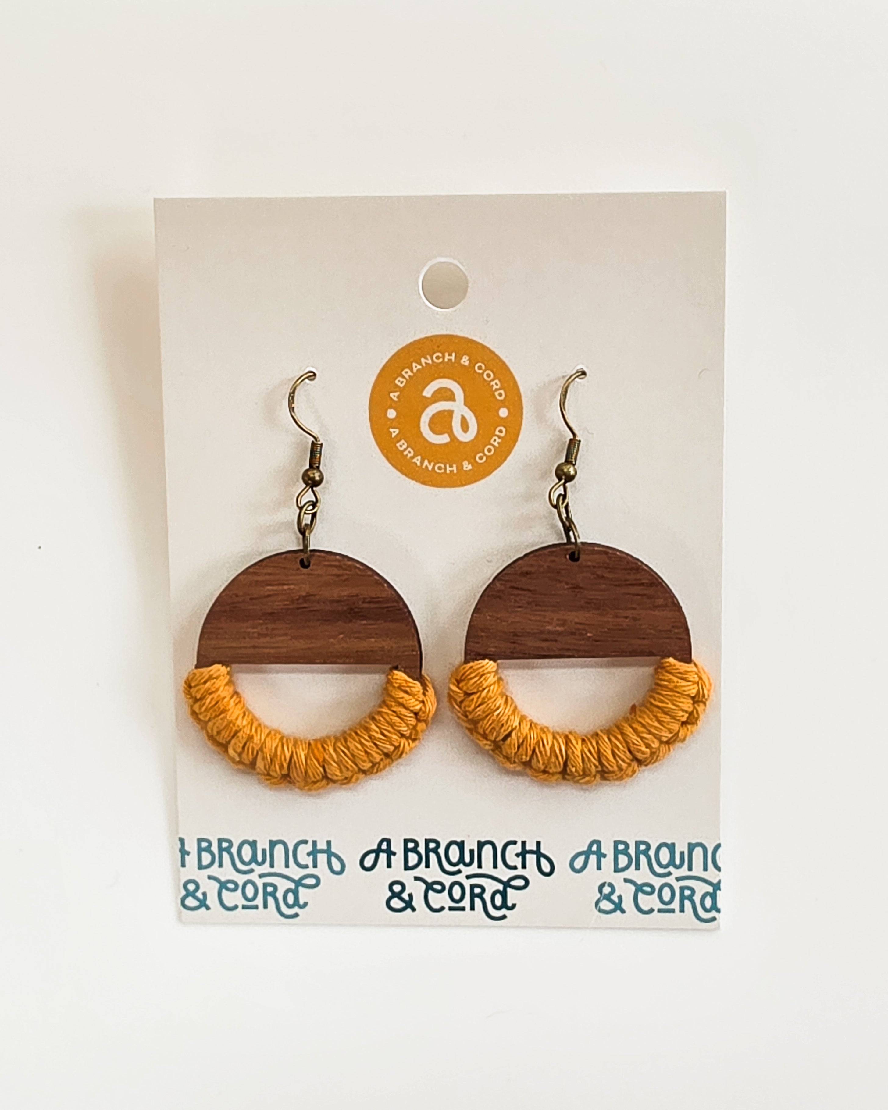 Macrame Knotted Earrings