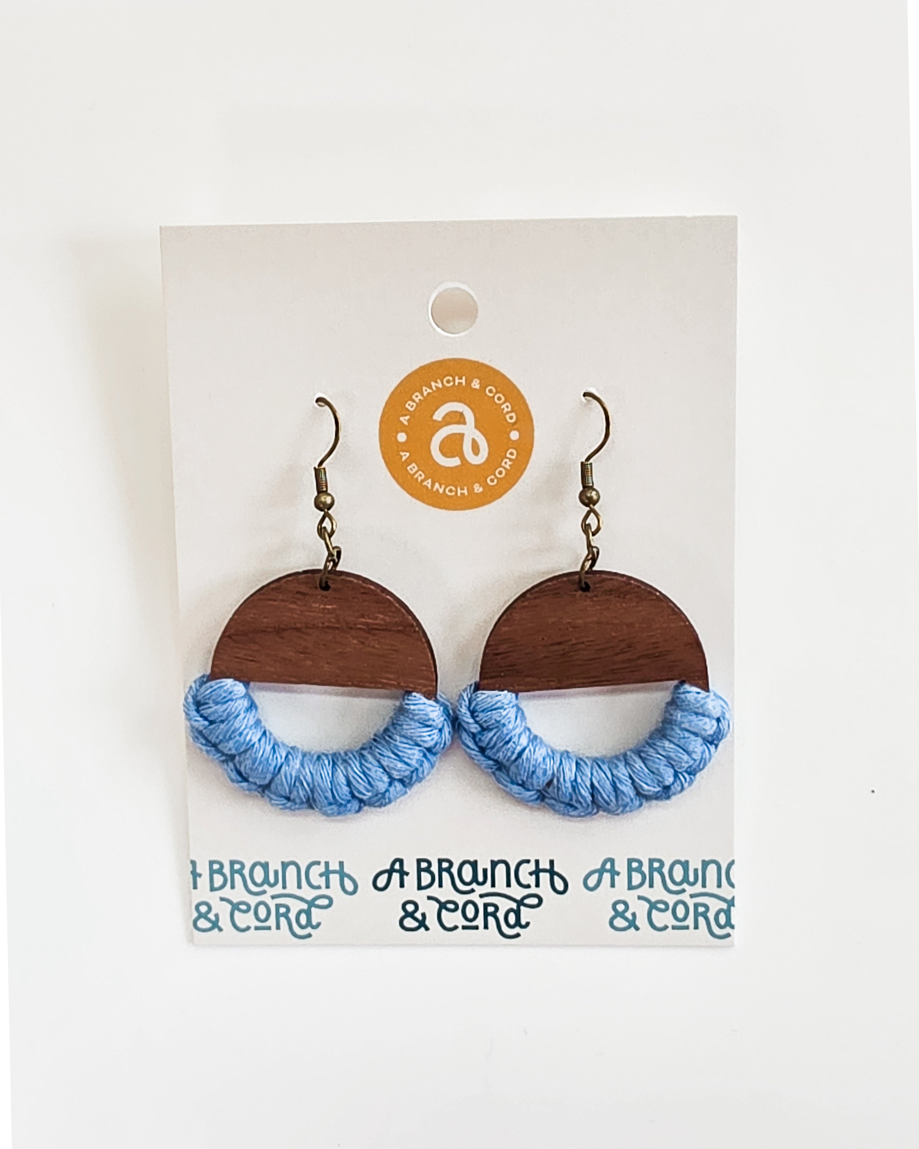 Macrame Knotted Earrings