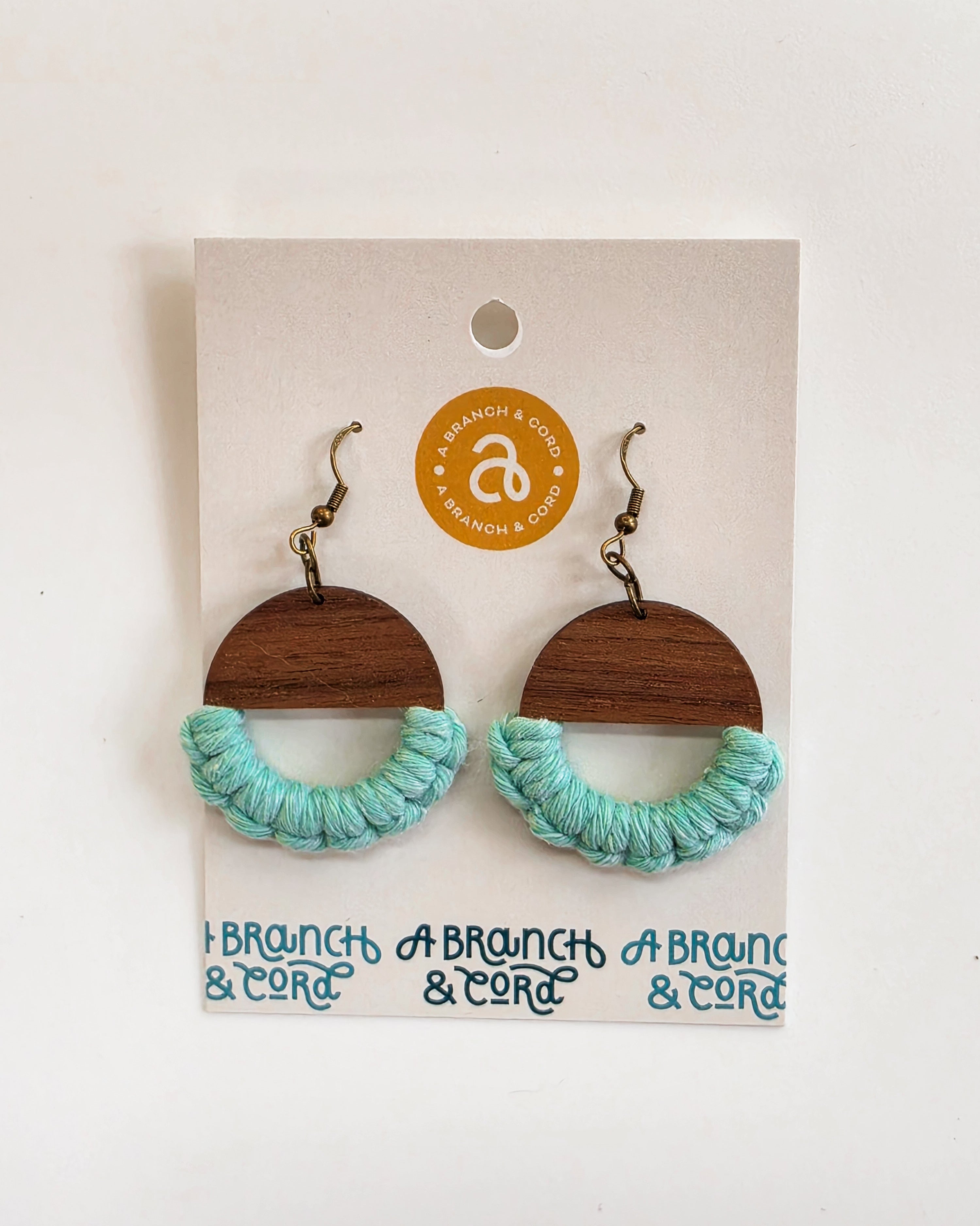 Macrame Knotted Earrings
