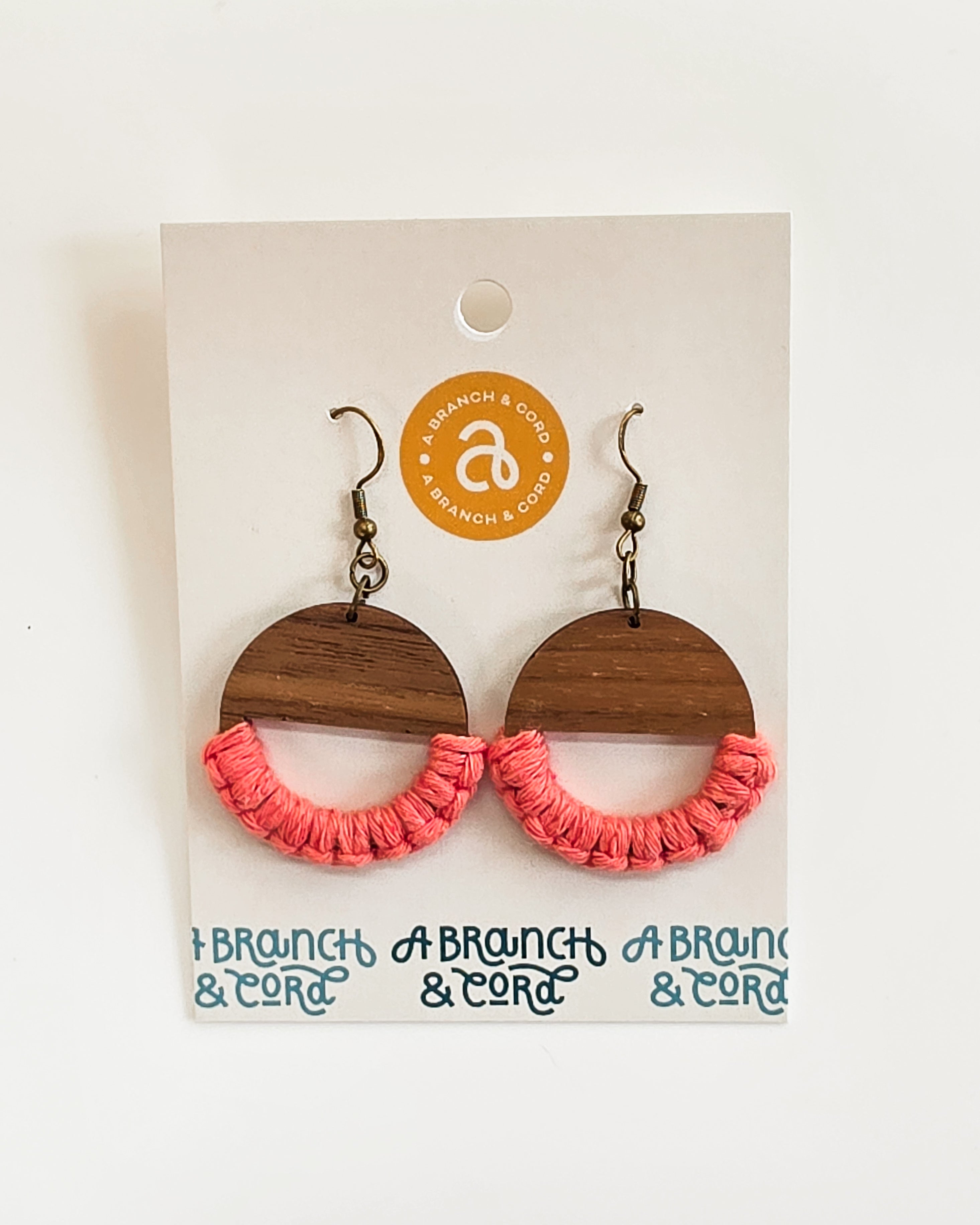Macrame Knotted Earrings