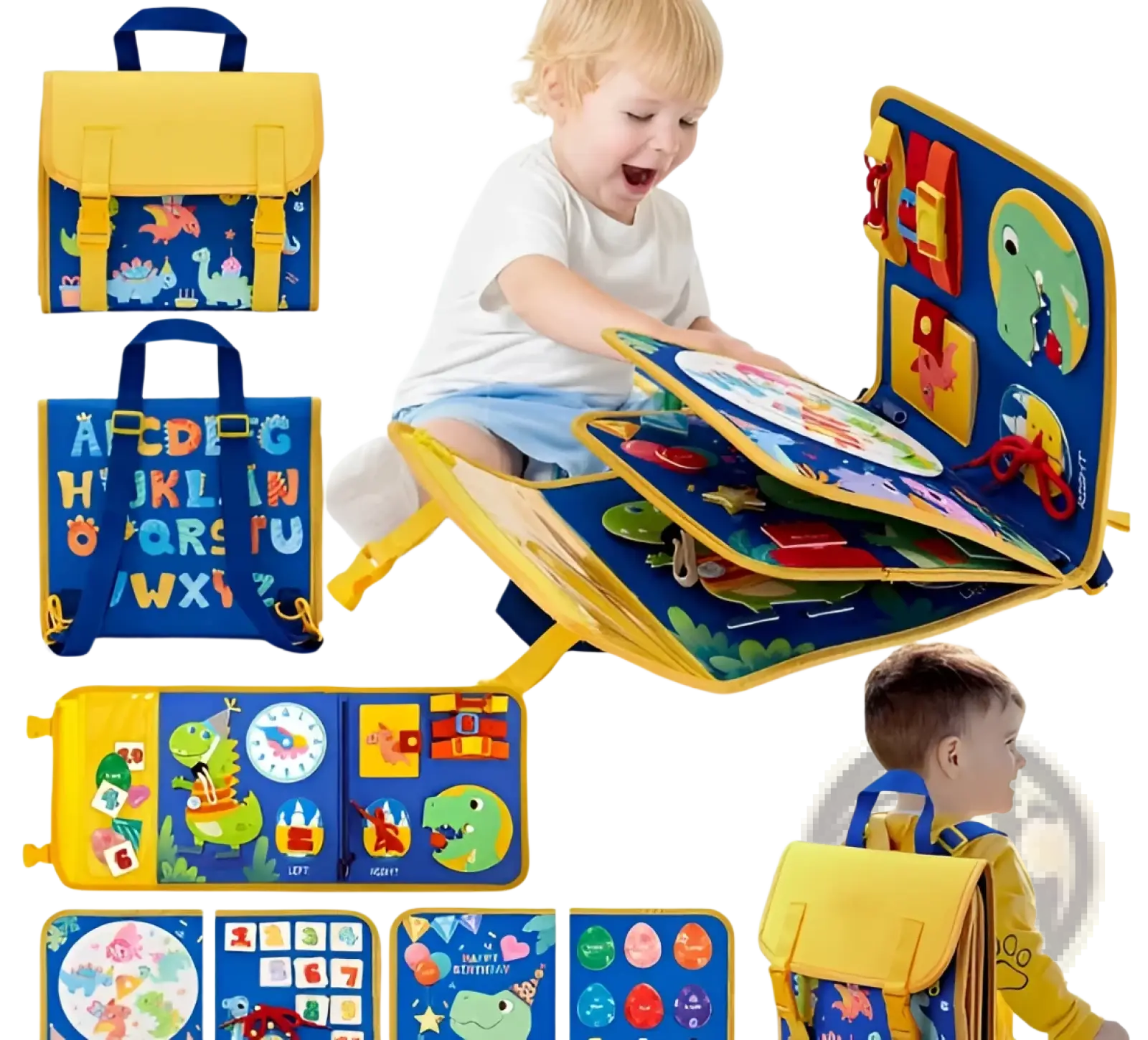 Toddler Busy Board Sensory Felt Learning Toy