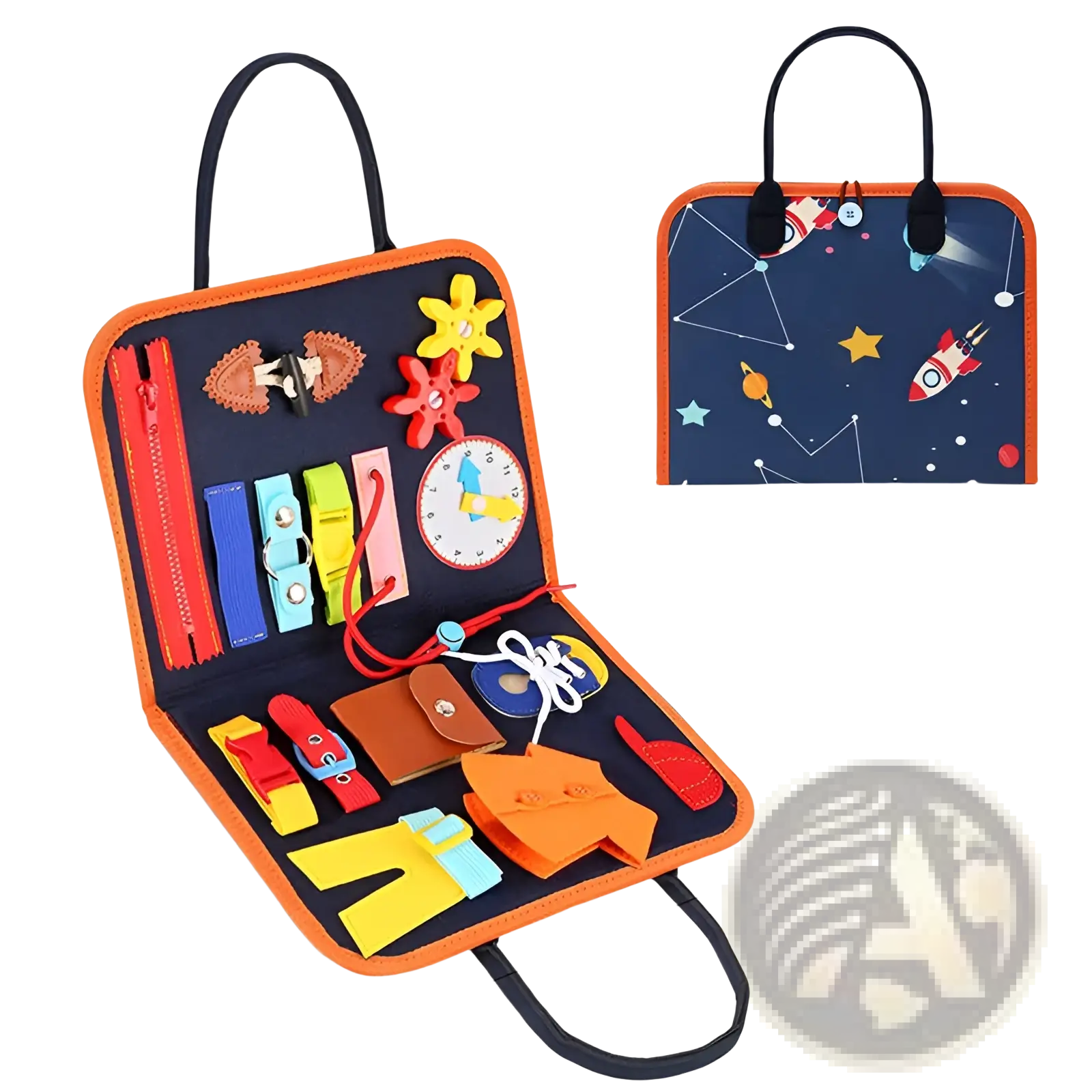 Toddler Busy Board Sensory Felt Learning Toy