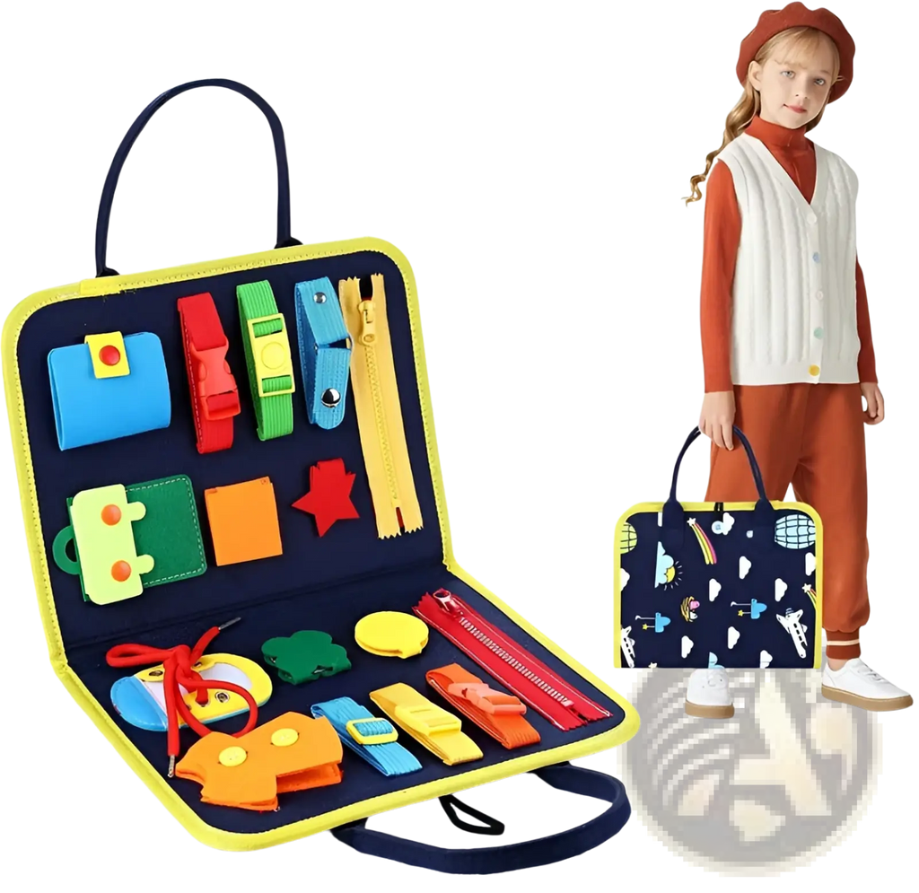 Toddler Busy Board Sensory Felt Learning Toy