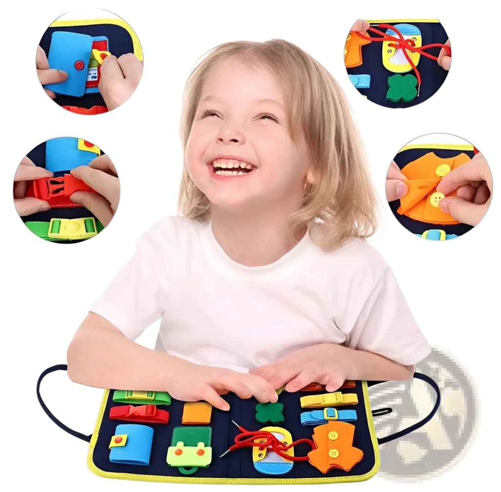 Toddler Busy Board Sensory Felt Learning Toy