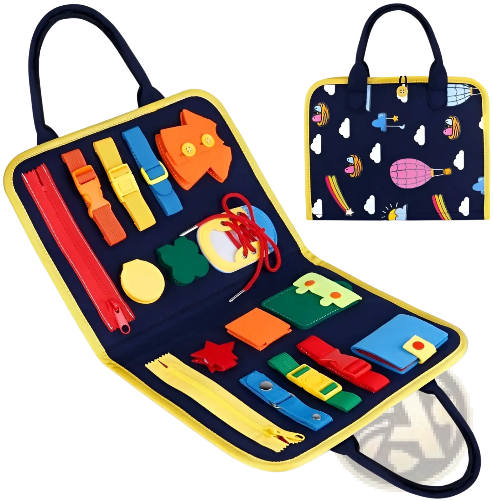 Toddler Busy Board Sensory Felt Learning Toy