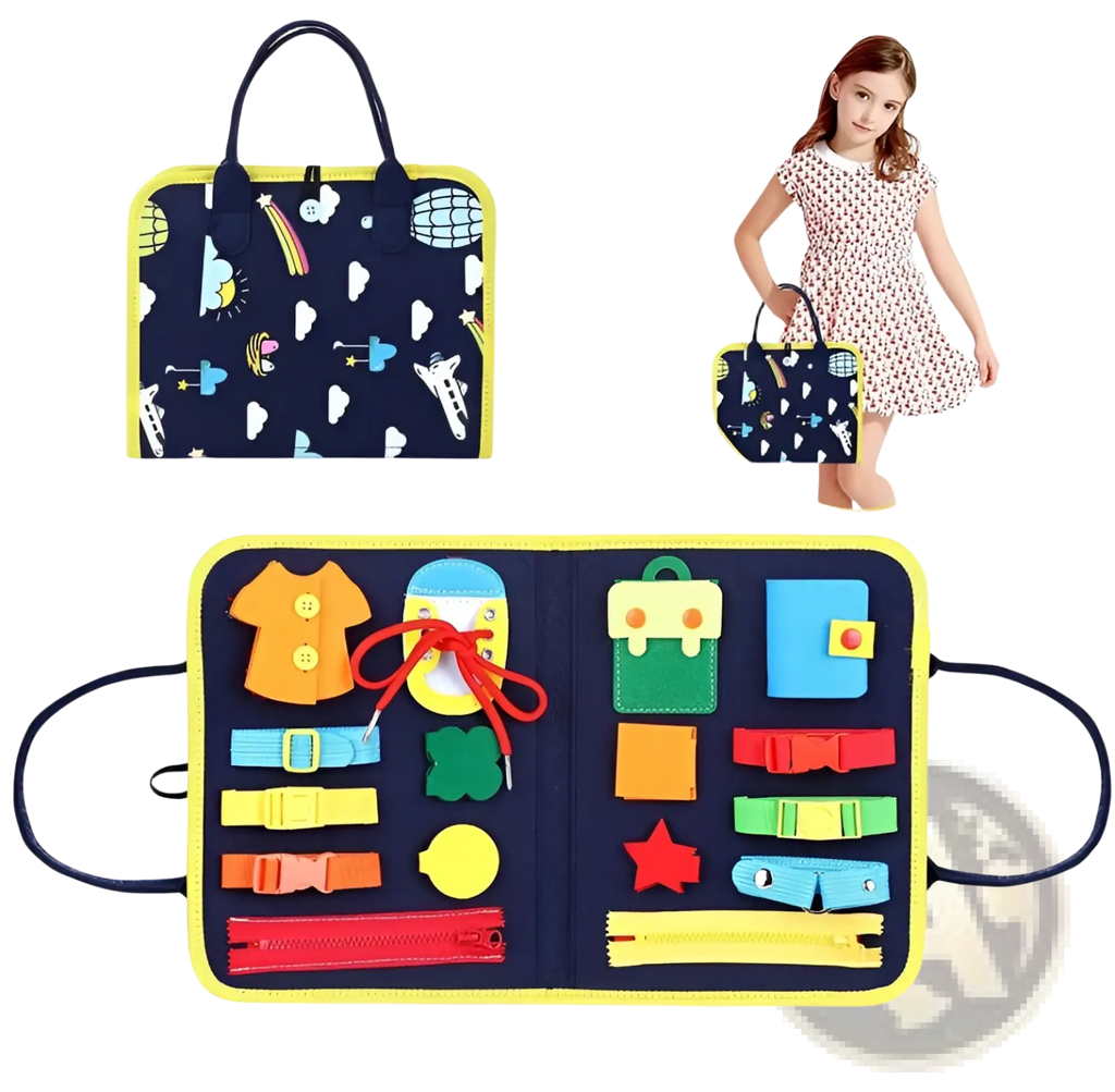 Toddler Busy Board Sensory Felt Learning Toy