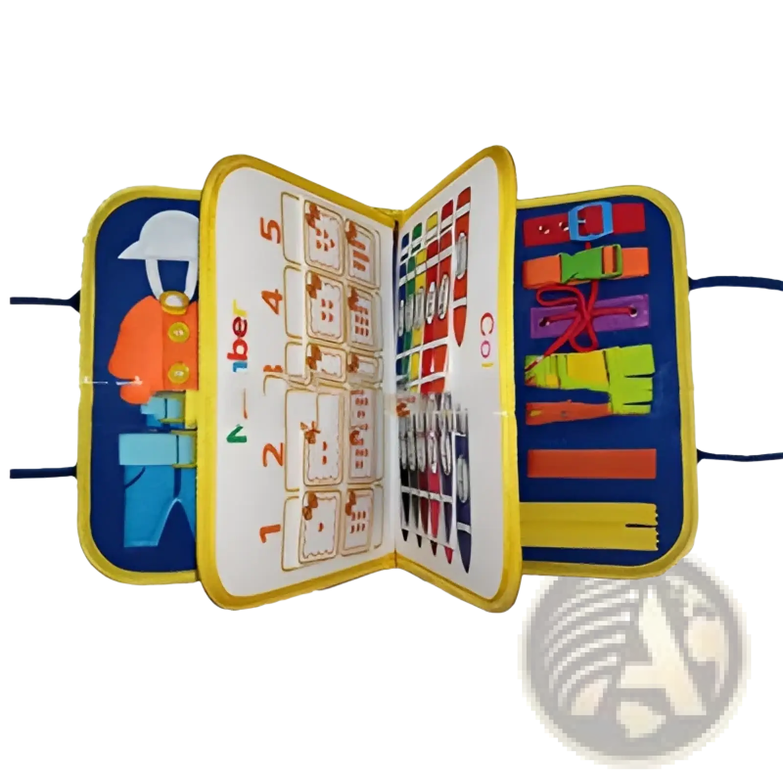 Toddler Busy Board Sensory Felt Learning Toy