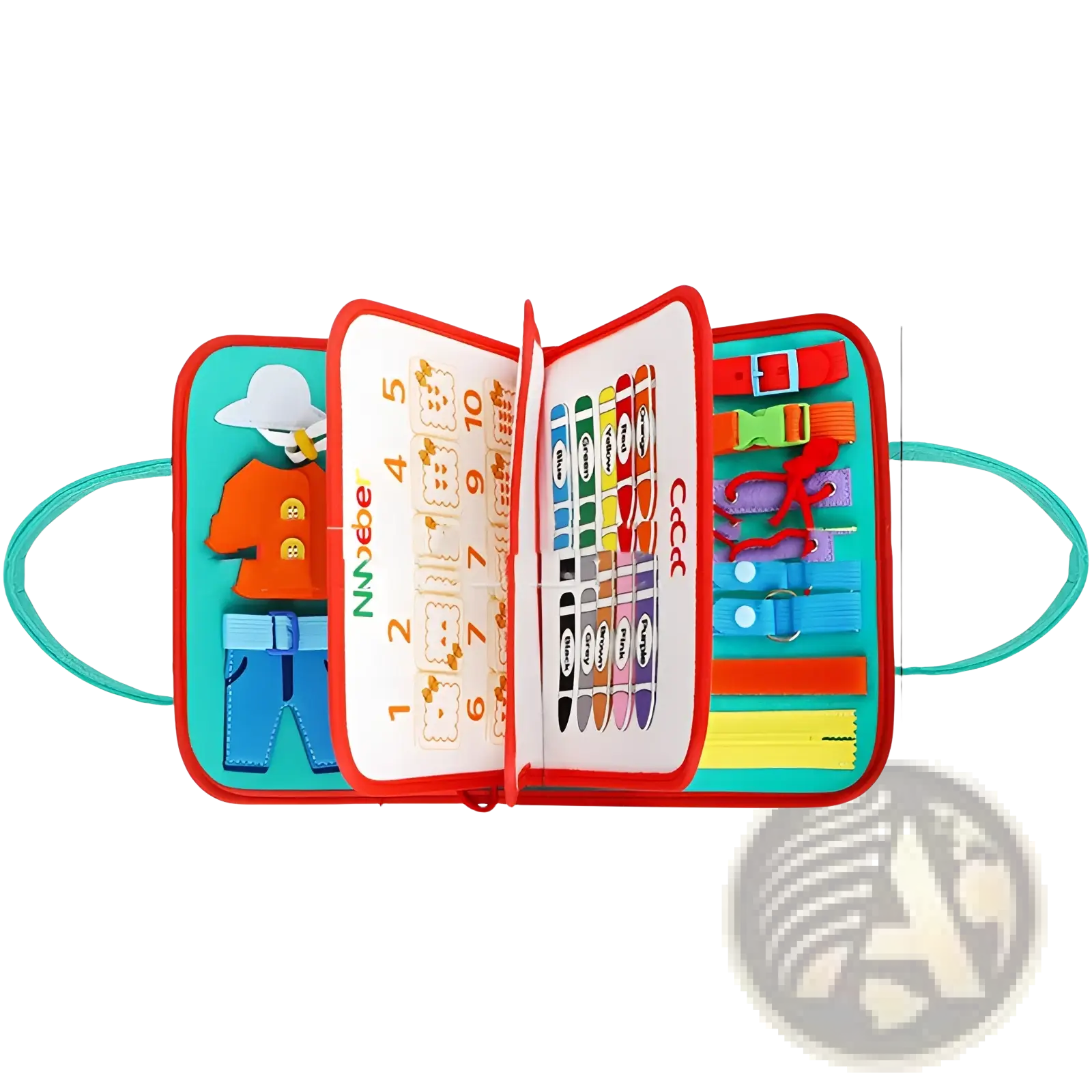 Toddler Busy Board Sensory Felt Learning Toy