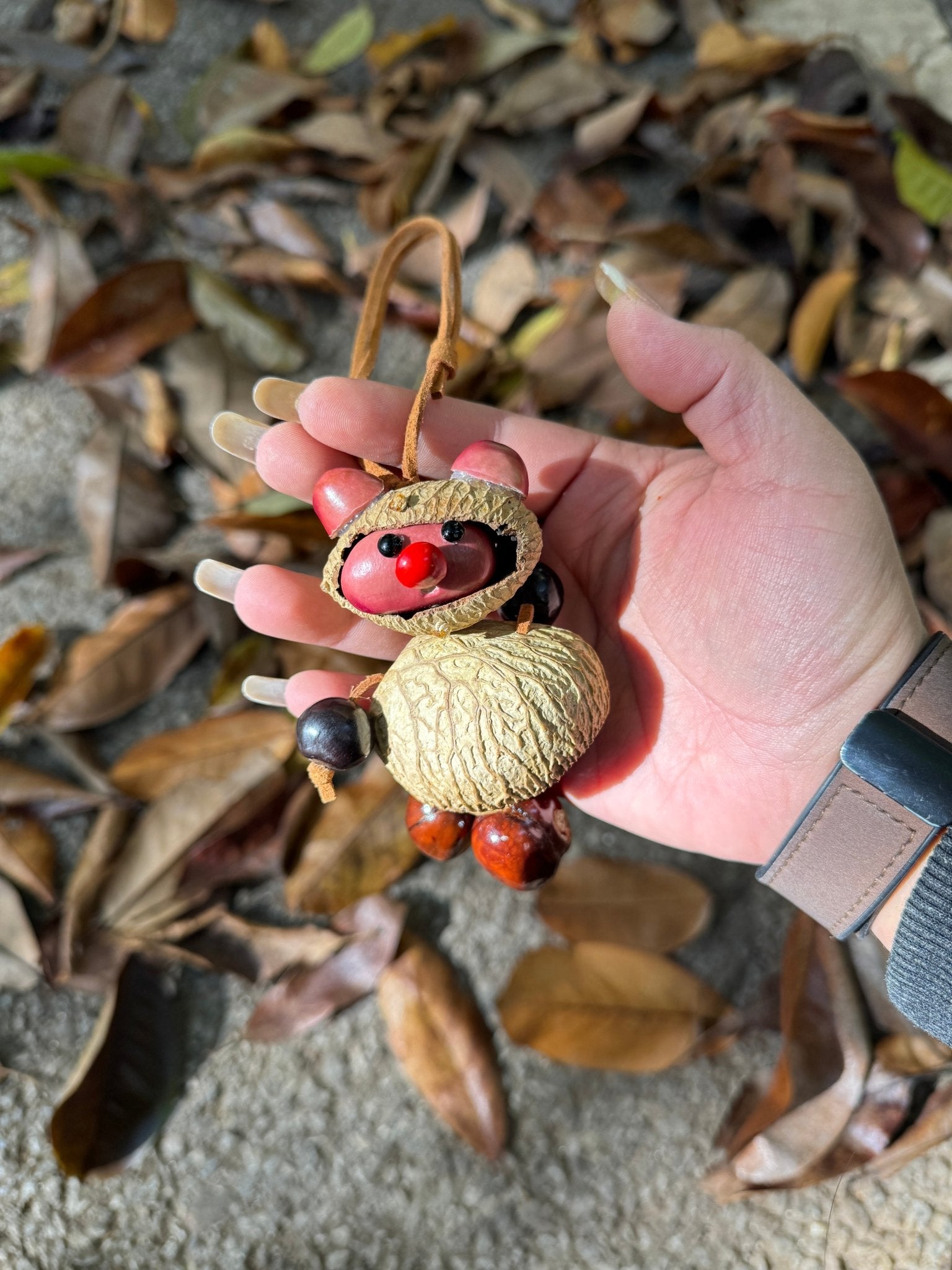 Bag Charm | Little Nut Sprite Walnut Doll